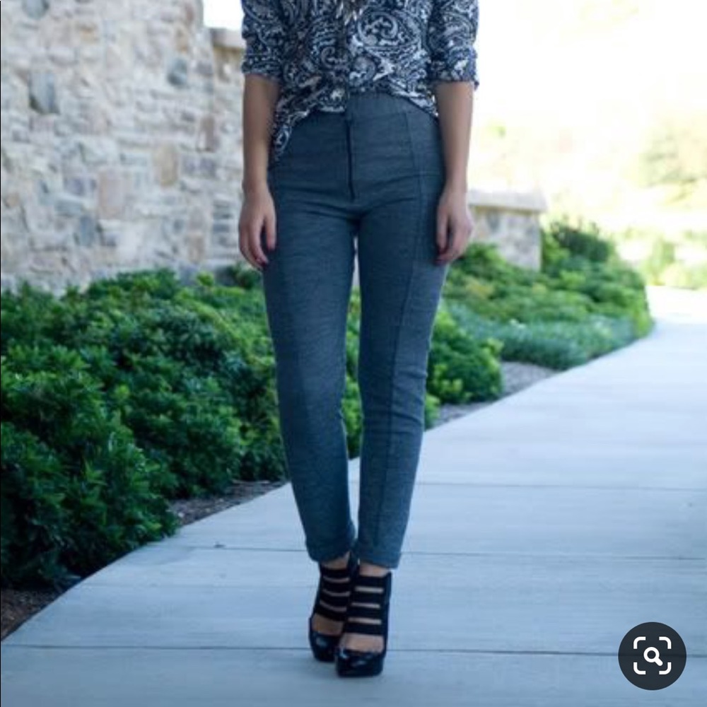 Acne Jasmine High Waisted Skinny Pants 34